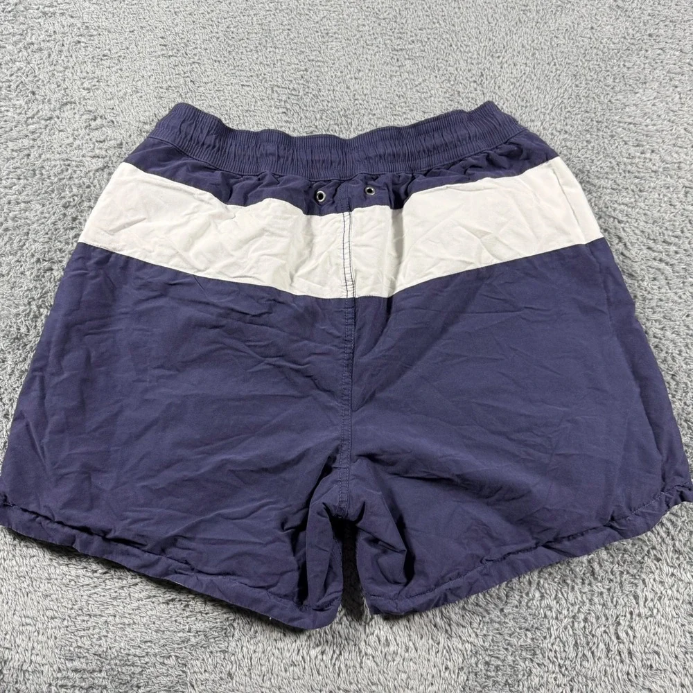 VTG Polo Ralph Lauren Reversible Swim Shorts Trunks Mens M Color Block PLaid